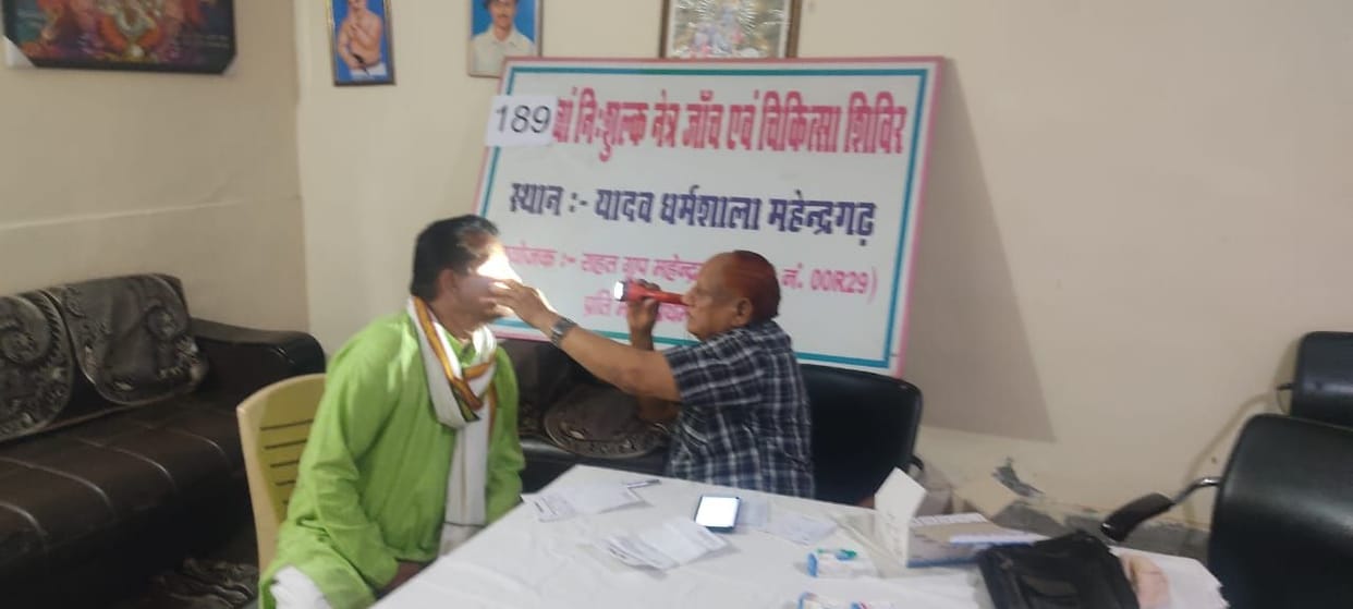 157 patients were examined in the eye check-up camp.