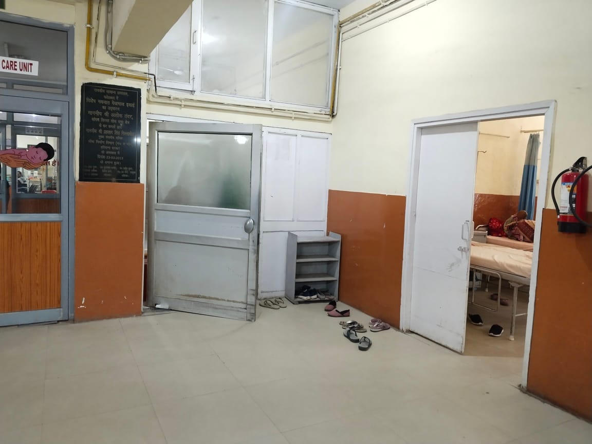 Operation theatres are closed, threatening the lives of mother and child, with two cases referred daily