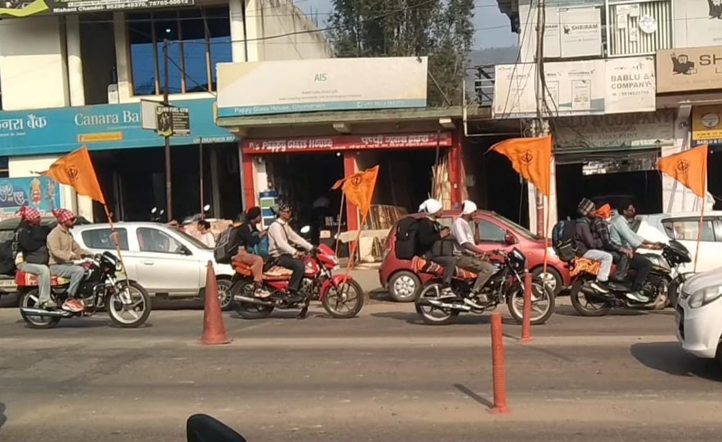 Bikers are flouting traffic rules
