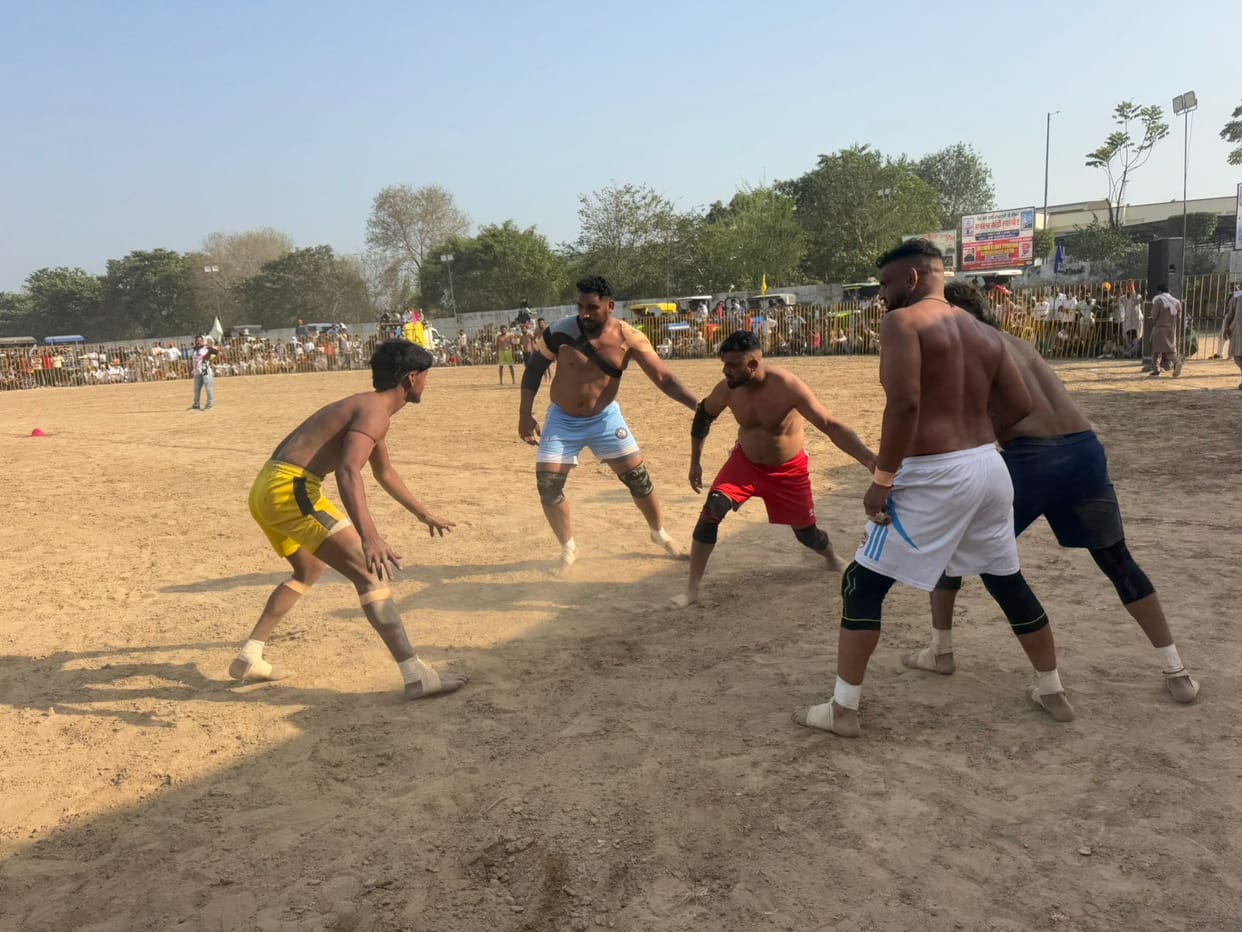 Tapa Mandi reached the final in the 75 kg weight category of Kabaddi competition