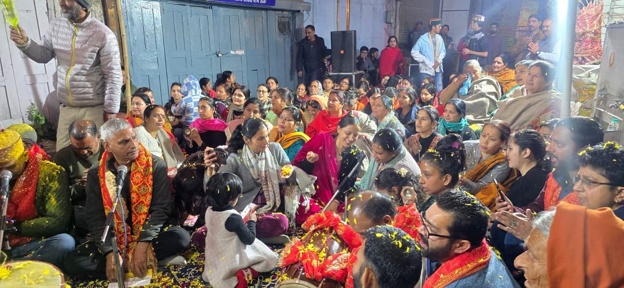Markets are decorated for the festival of colours, Holi starts today