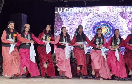 Students danced to Shimla's dance at Kala Kendra