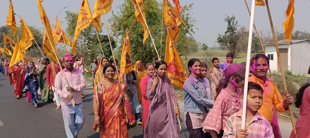 Marwari community took out Nishan Yatra, echo of Jai Shree Shyam