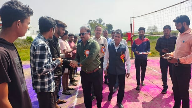 Volleyball: Baherwa team won the inaugural match