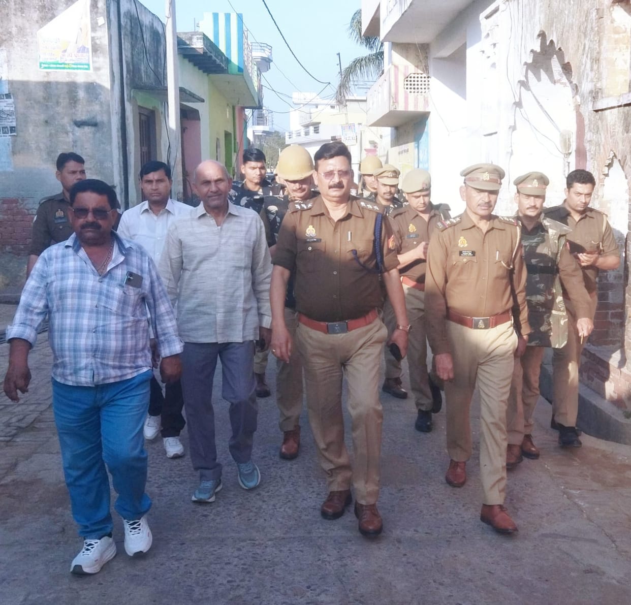 Tight security arrangements for Takht Yatra in Bijauli, flag march taken out