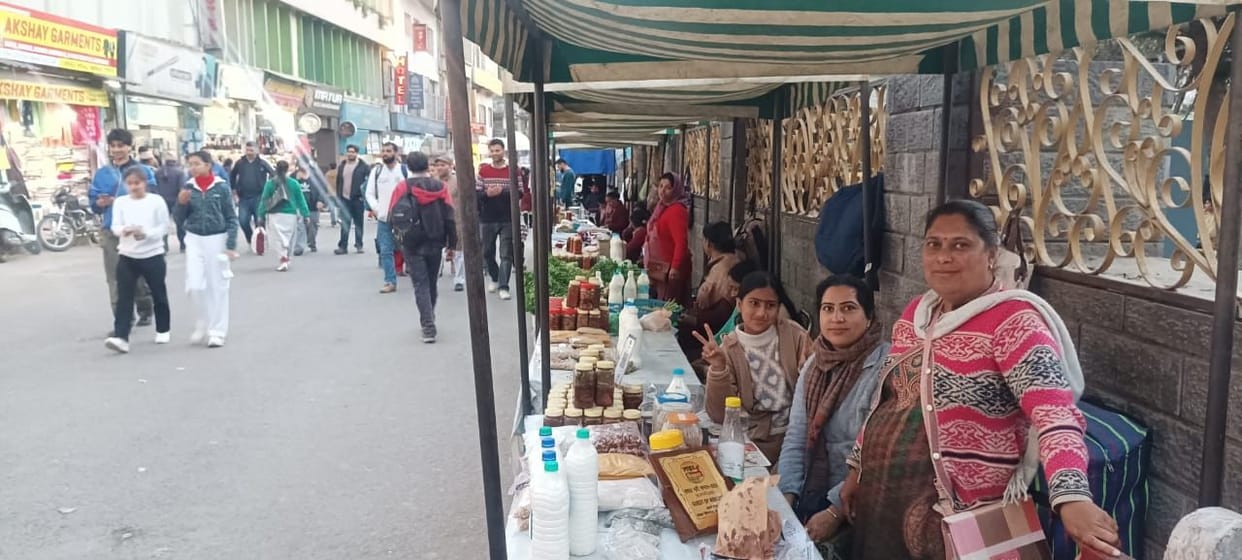 Women from self-help groups will get proper space to set up stalls along the four-lane road.
