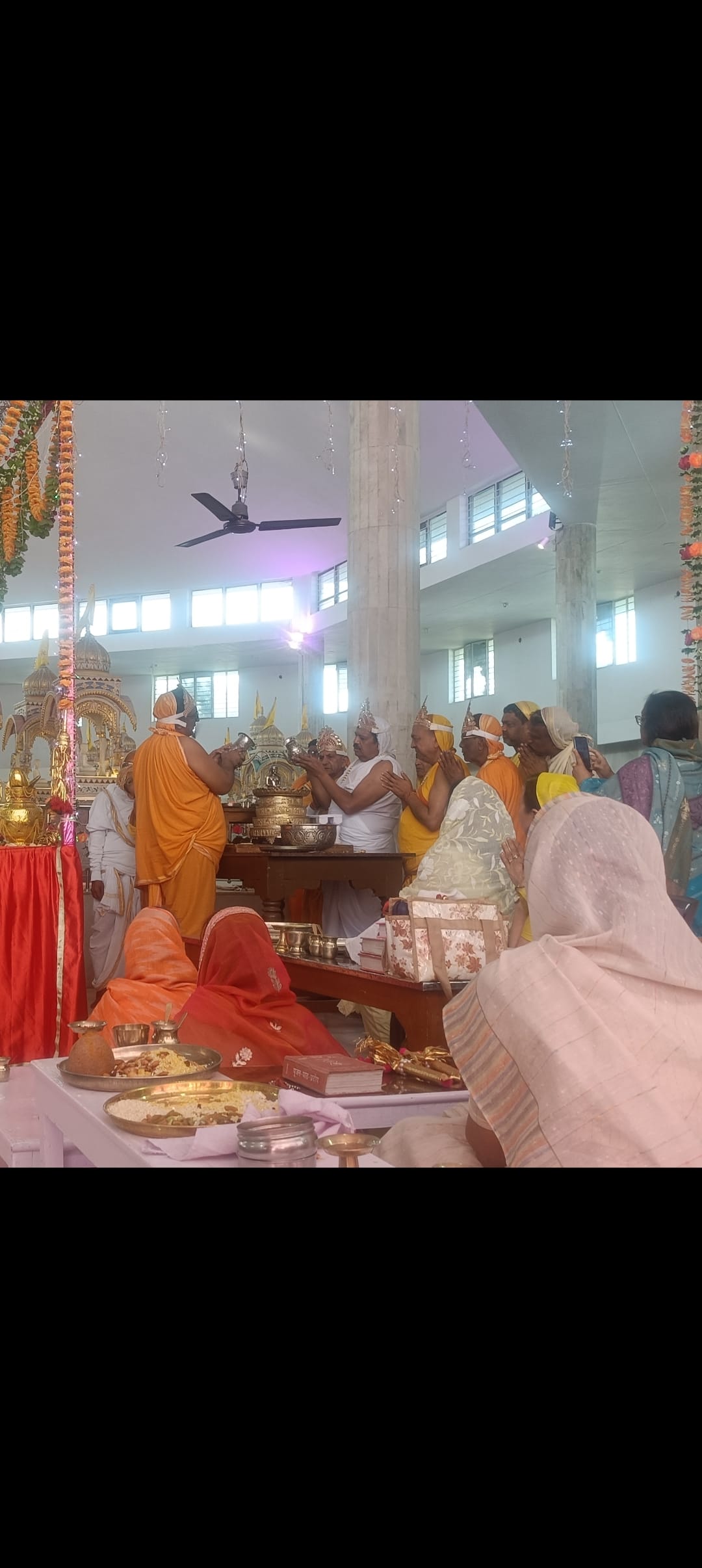 540 offerings were made in the Shantidhara ritual.