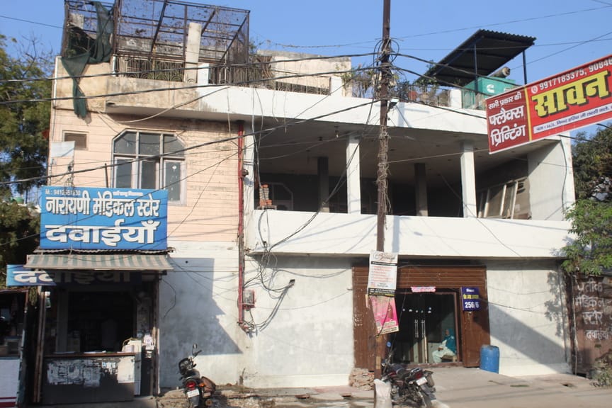 Central Market: Shopkeepers started removing shutters and boards from their shops themselves and are reinstalling the doors.