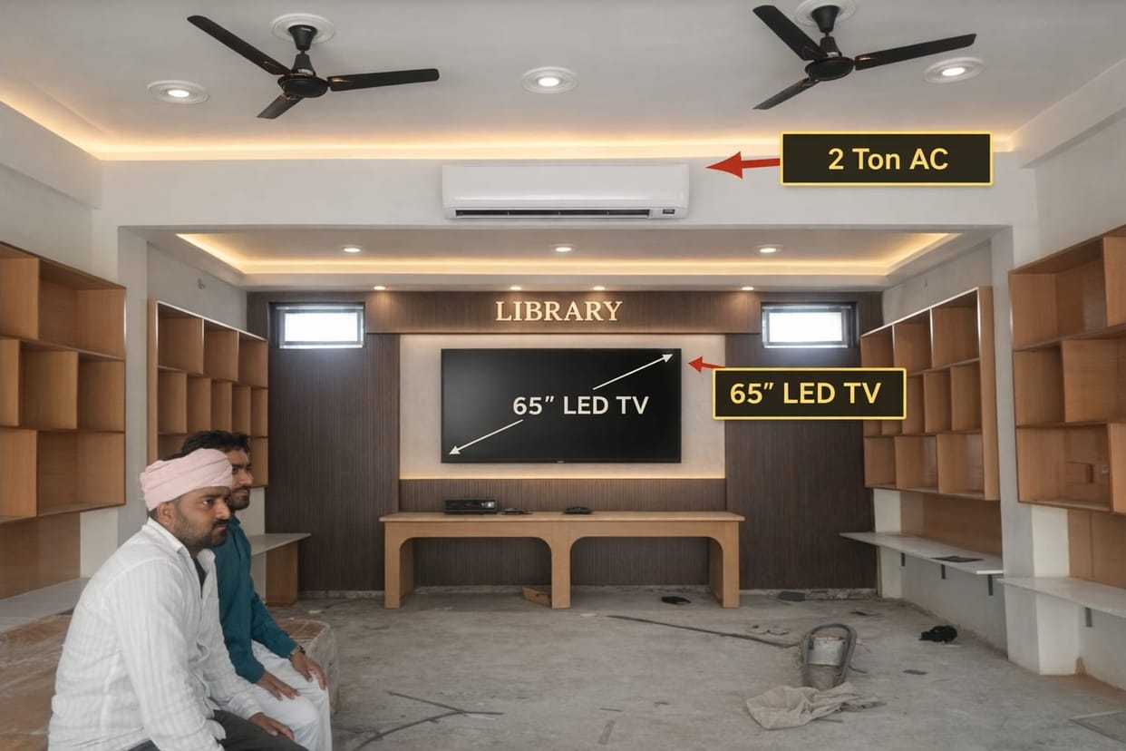 Dr. BR Ambedkar Smart Library will give wings to the dreams of rural students