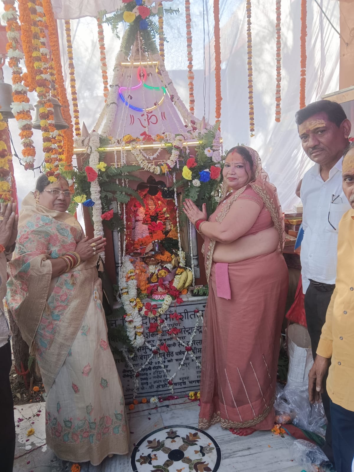 Siddhidatri Mother Shitala was adorned
