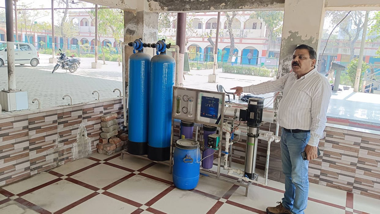 RO of four thousand liter capacity donated to the government school