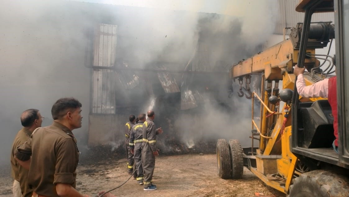 Fire broke out at glucose plant, extinguished with the help of five fire tenders