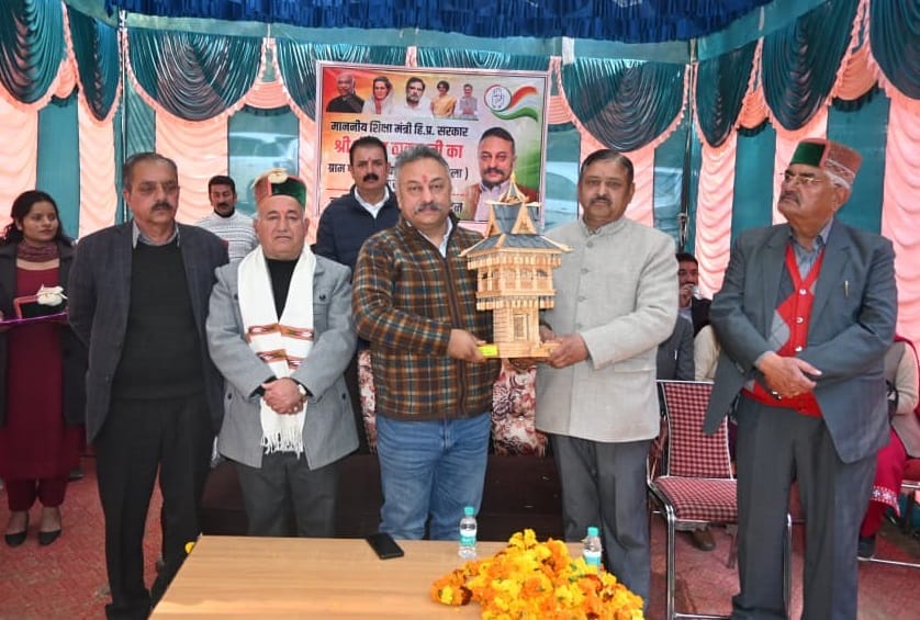 Education Minister inaugurated development works in Kotkhai