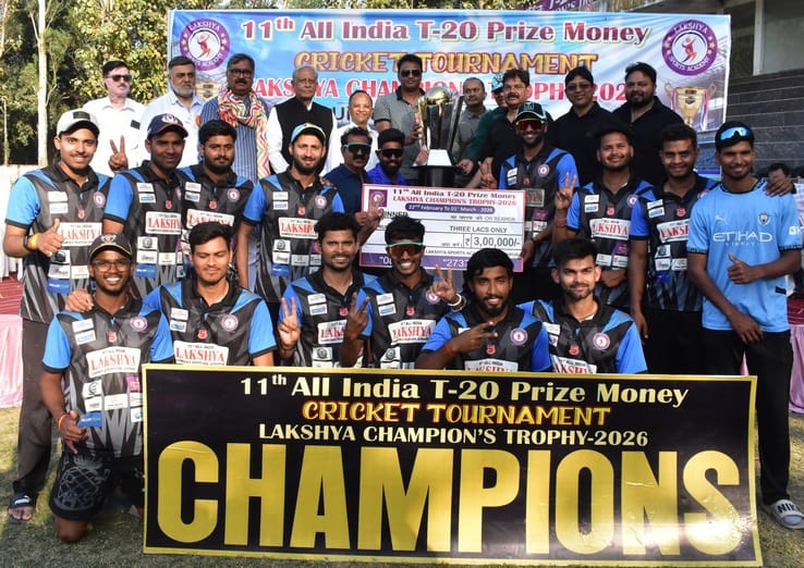 The winning team of the All India Lakshya T20 Cricket Championship will receive Rs 3 lakh and the runner-up will receive Rs 2 lakh.