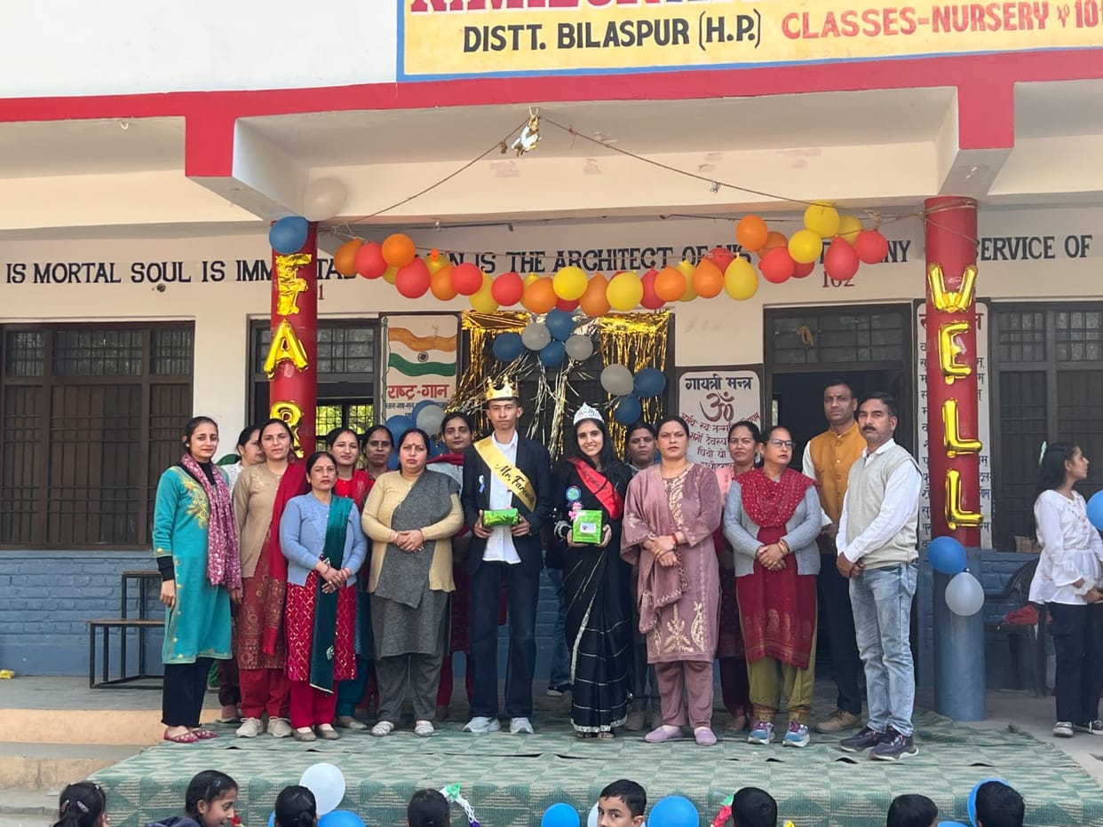 Shubh was chosen as Mr. and Akshita became Miss Farewell.