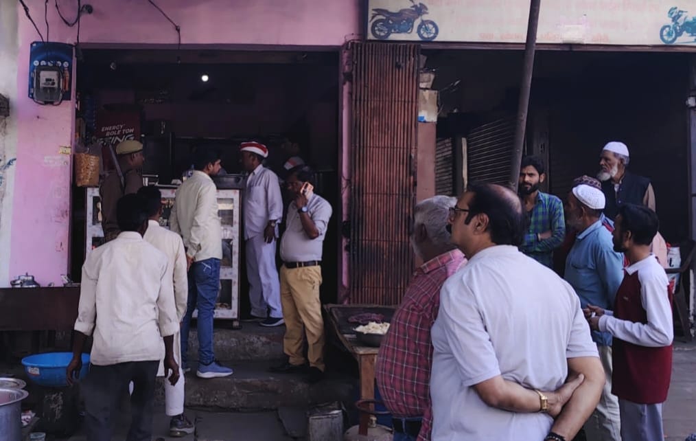 Traders create ruckus after raid on sweet shop
