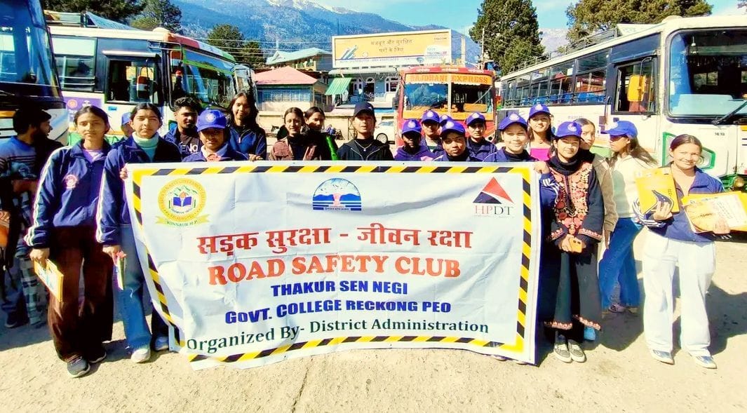 People were made aware about road safety