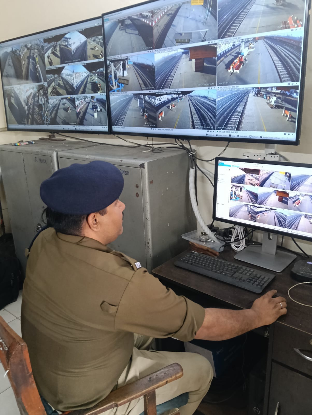 40 CCTV cameras will monitor the railway station