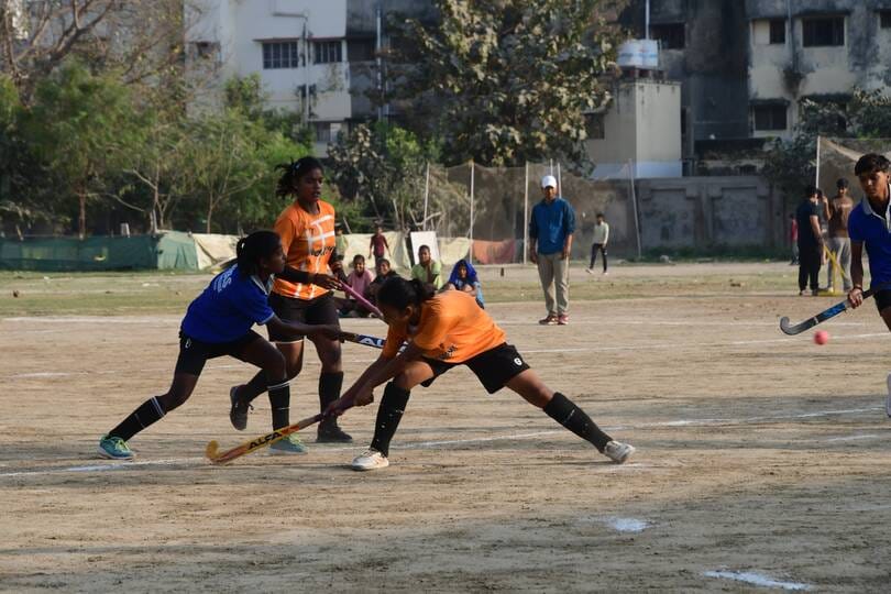 Vivek's team won in the girls' hockey development and boys' category