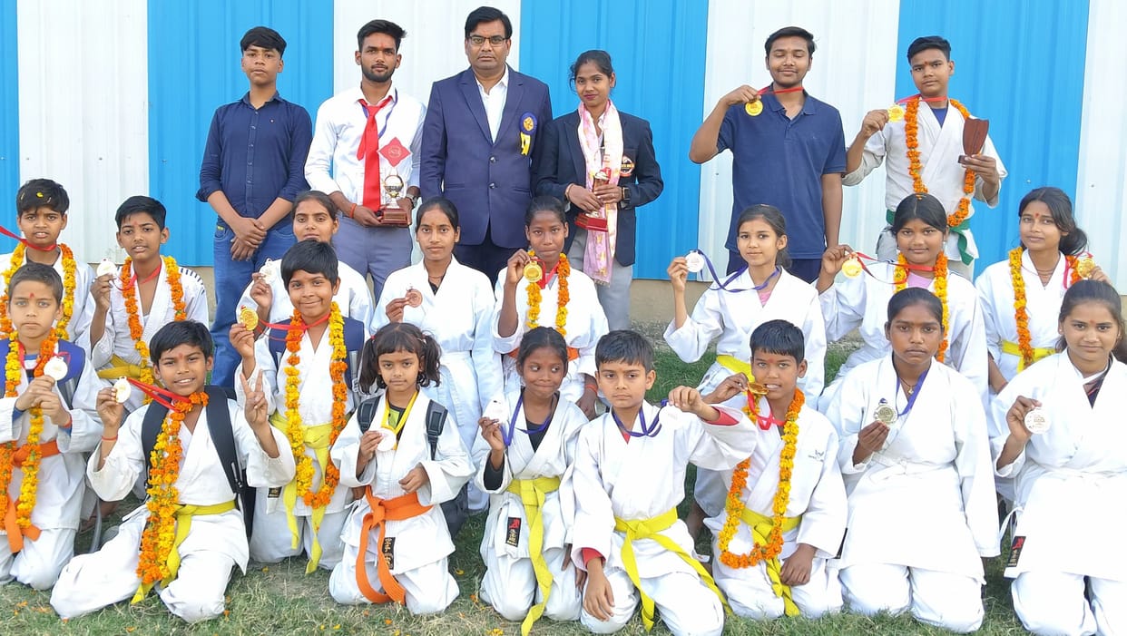 Winners of the Open Karate Competition were honored.