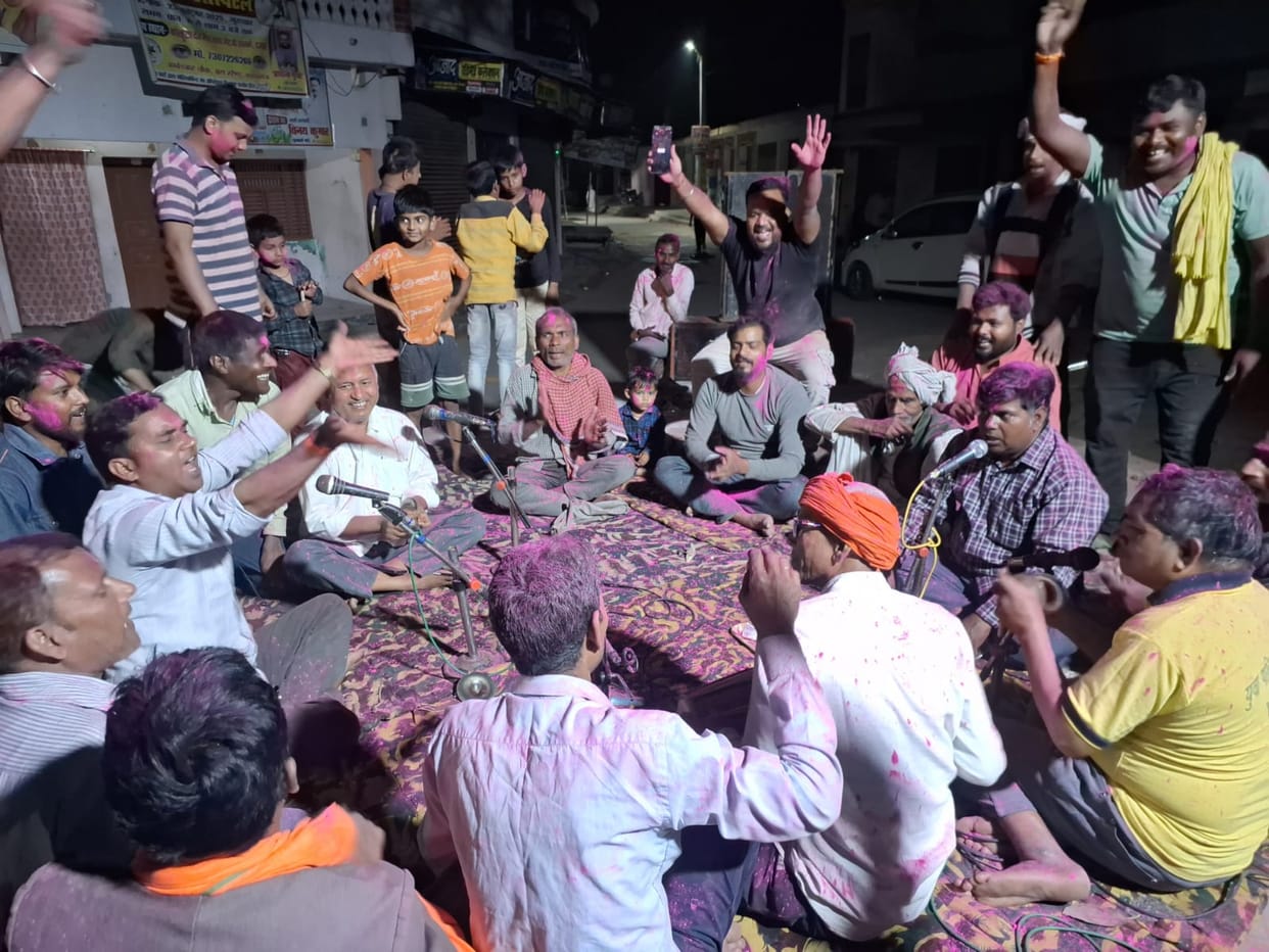 Sang Chautal, danced to the beat of the cymbals