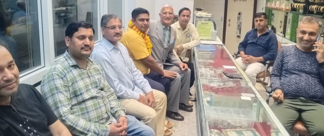 Surendra Verma became the state in-charge of All India Goldsmith Society Association.