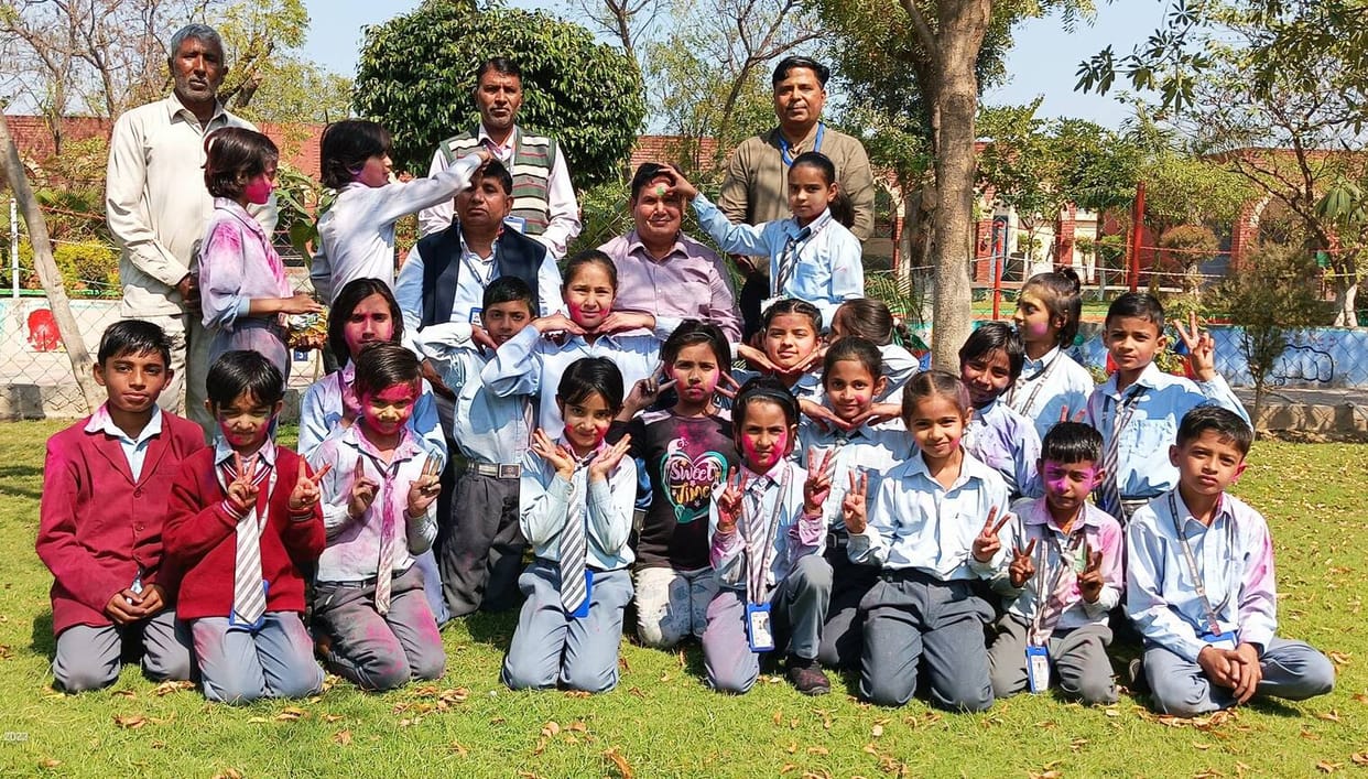 Block Education Officer planted trees in Belrakha