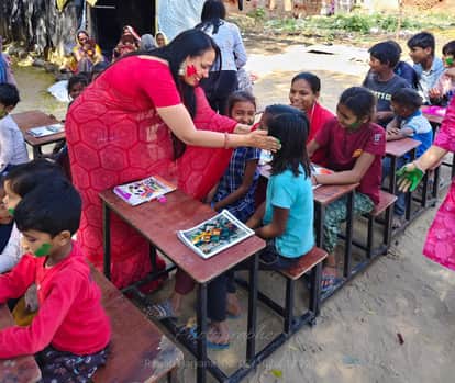 Holi Milan celebration with great pomp