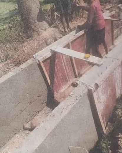 Bihar news JehanabadArson and theft at construction site for not paying extortion money