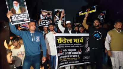 Candlelight march held in memory of Khamenei