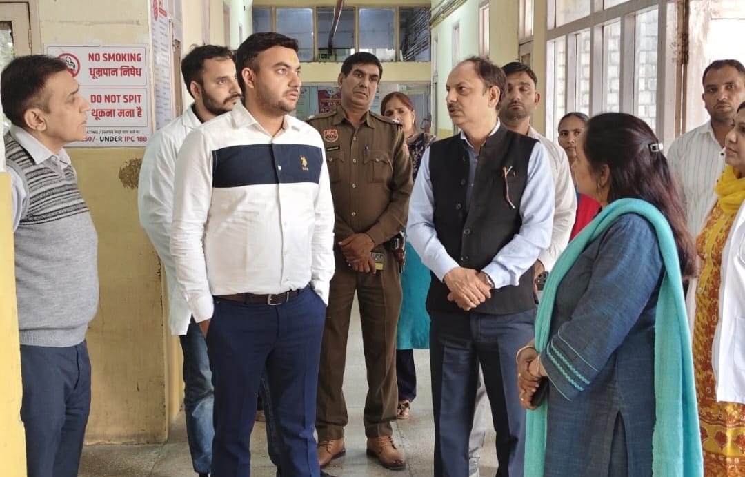 SDM inspected the civil hospital.