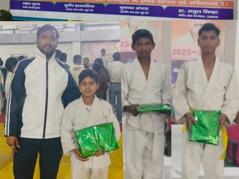 Mamta, Gaurav and Mayank brought laurels to the team by winning bronze medal.