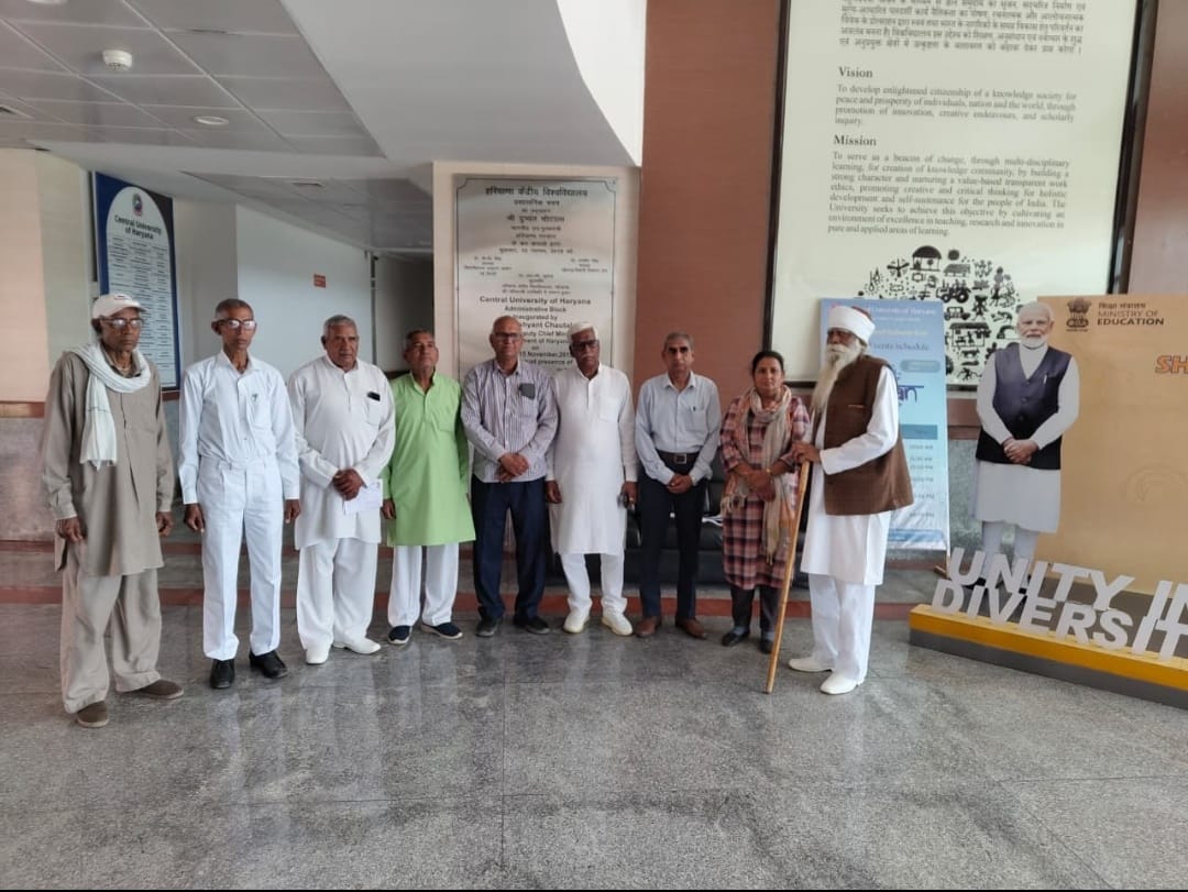 Memorandum submitted for implementing zero fee facility in Central University Mahendragarh