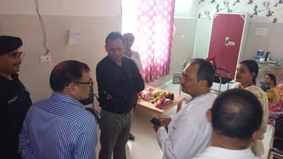 CMO inspected the medical college and gave necessary instructions.