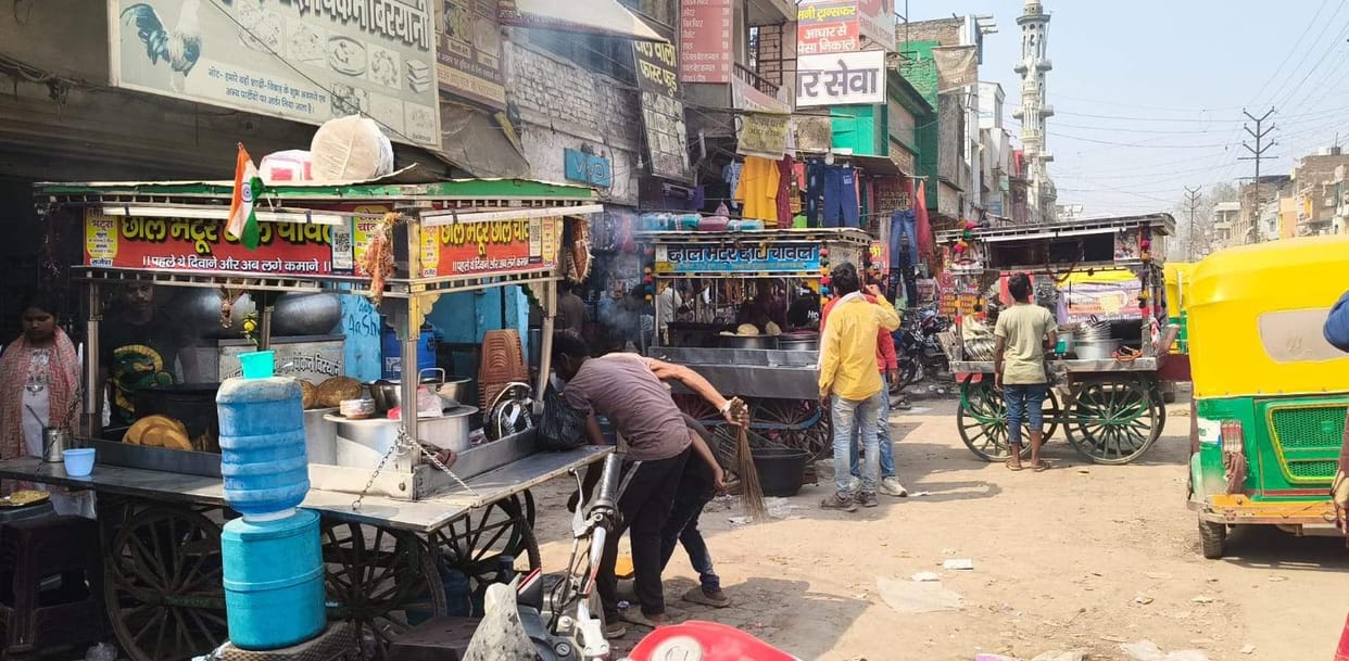 A few days after the campaign ends, encroachments happen again.
