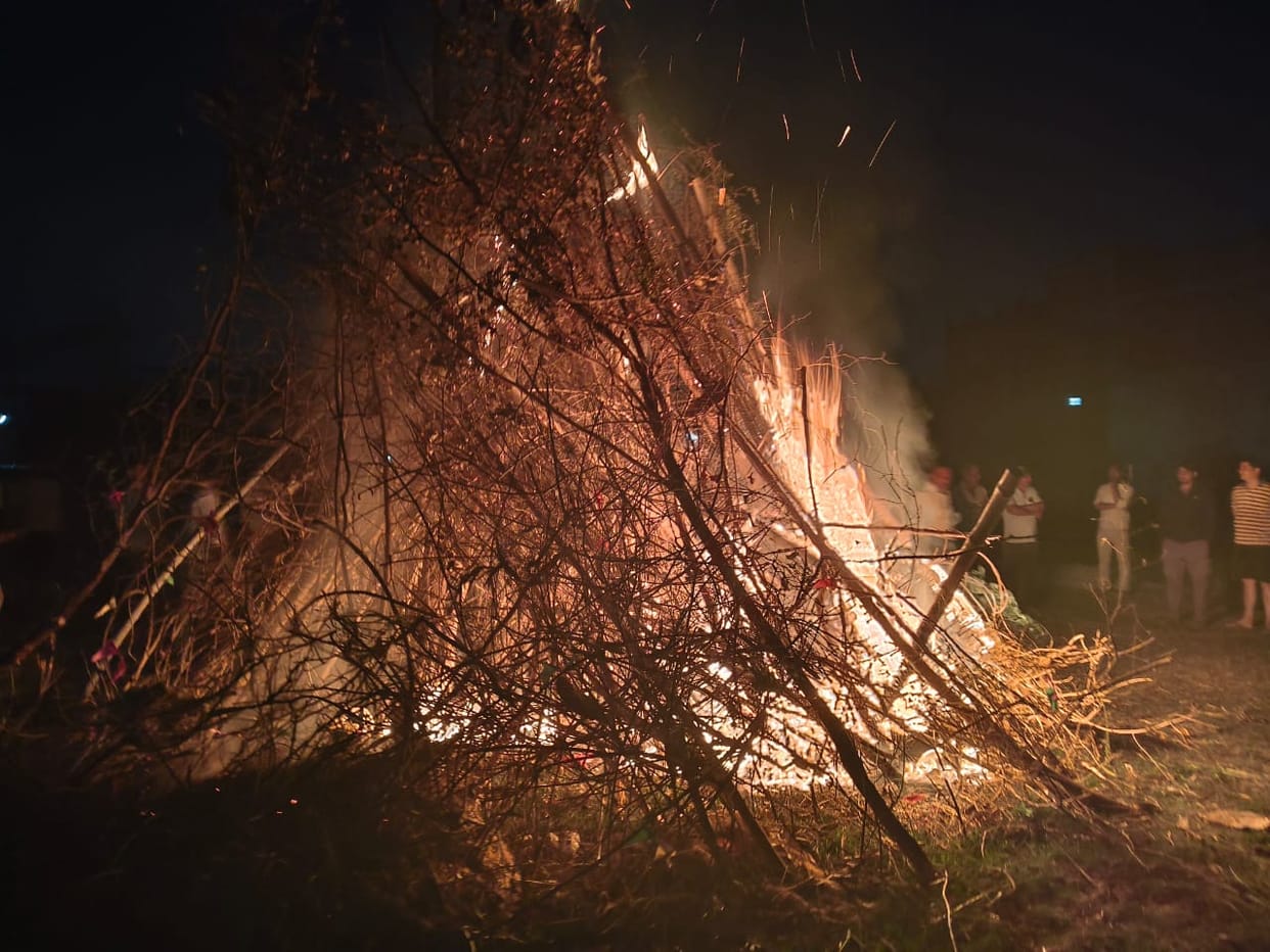 Holika Dahan took place at 1530 places