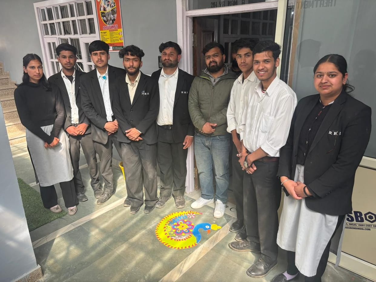 Holi celebrated in Veterinary Pharmacist Training Institute