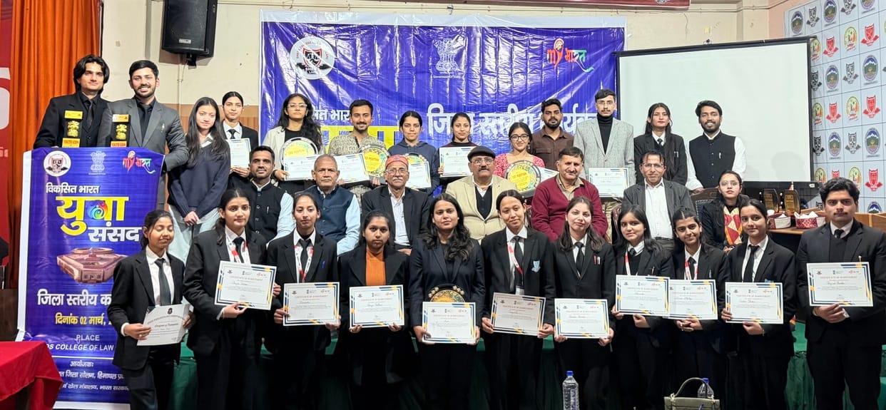 Karika first in the district level National Youth Parliament Festival