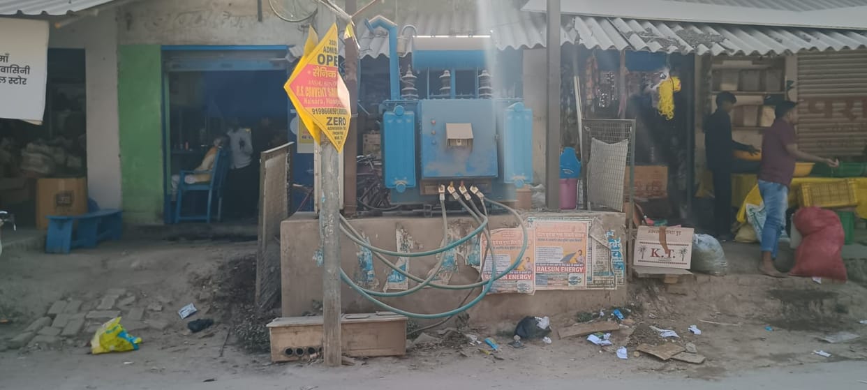 Thirty percent of the transformers in the district are in the open, many surrounded by bushes