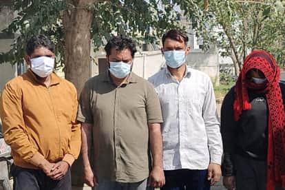 Four people, including a woman, arrested for robbing an ATM