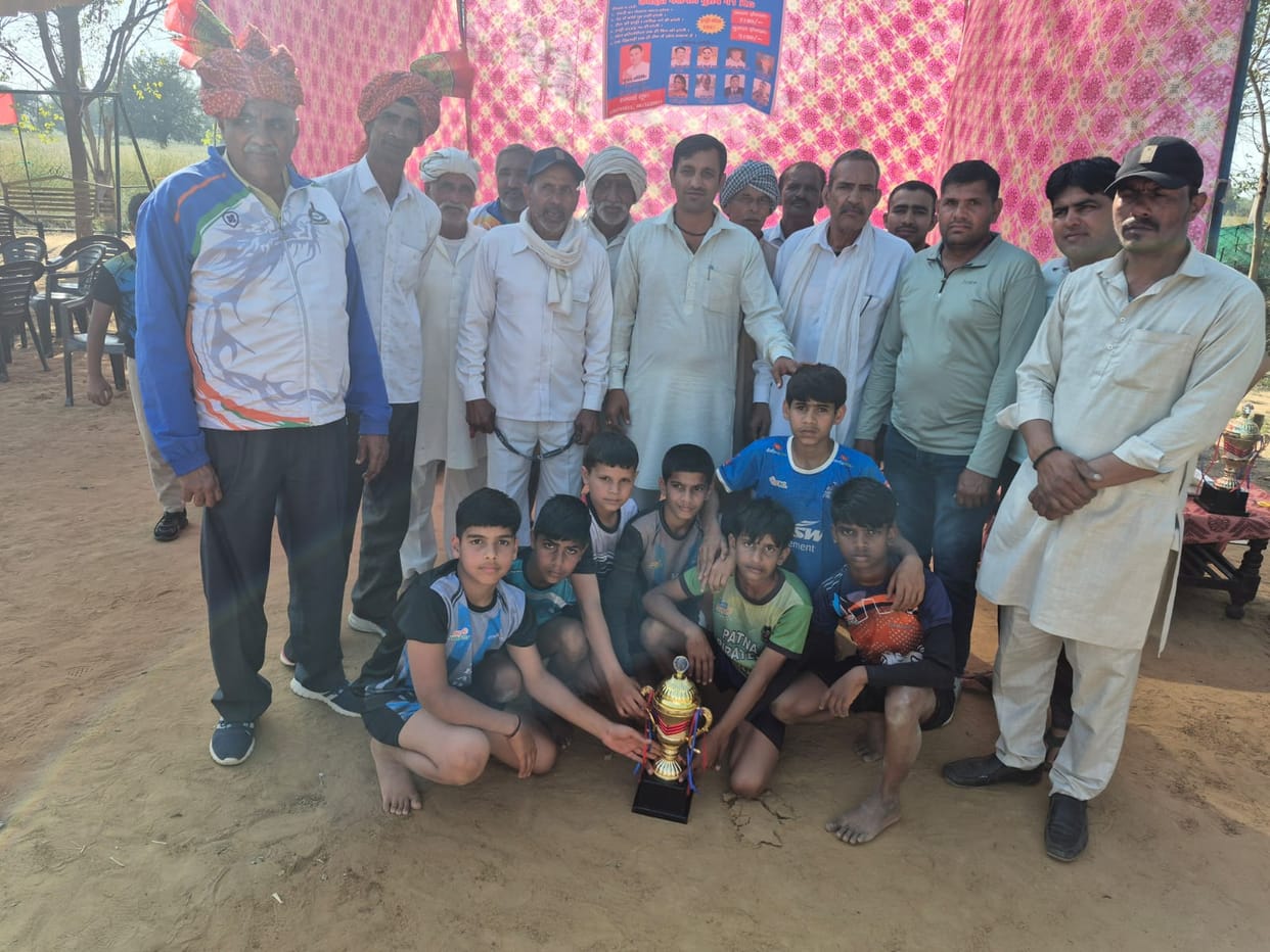 Gumana Sonipat team tops in Kabaddi competition