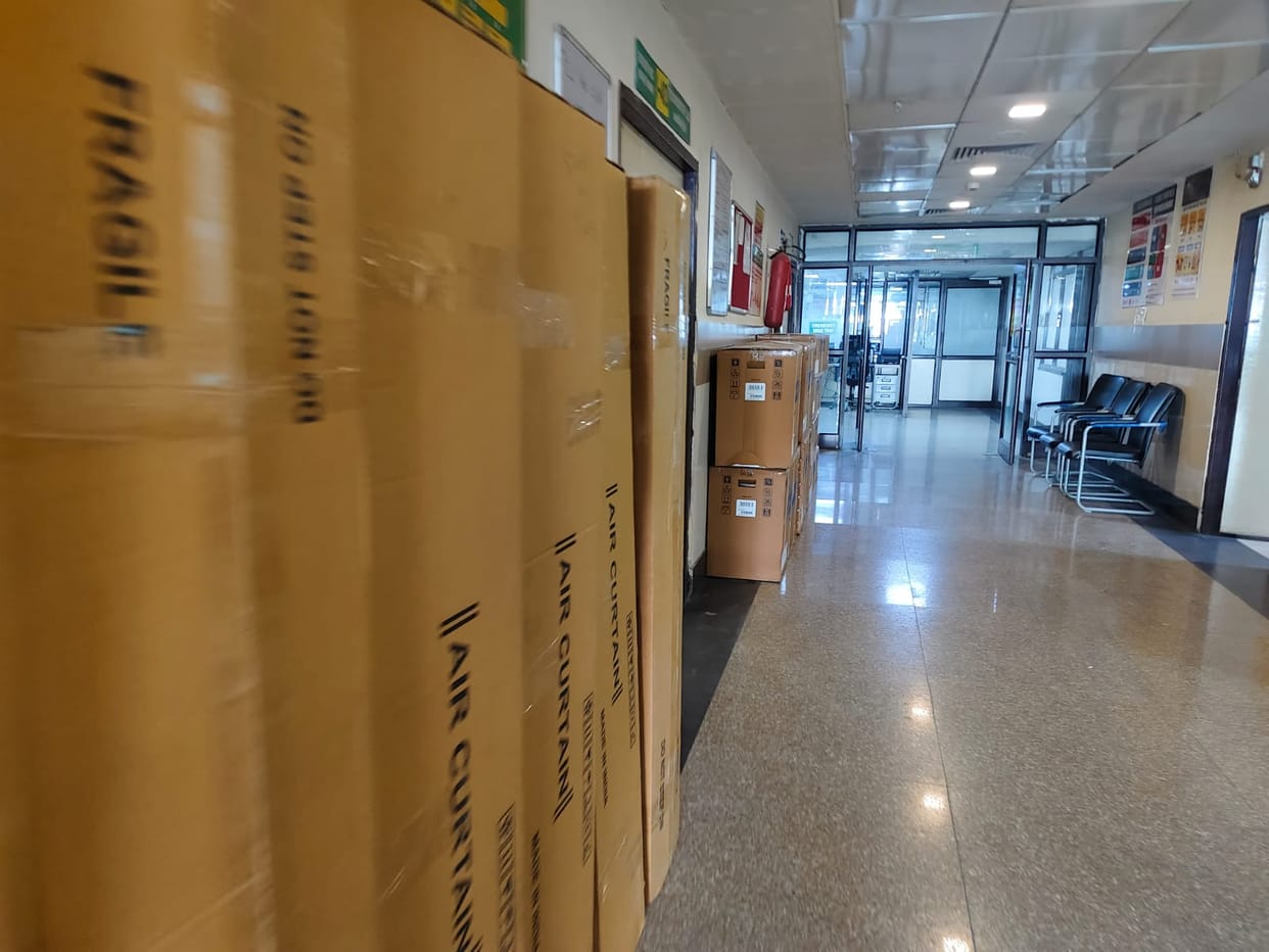 After getting the status of Integrated Public Health Laboratory, hi-tech equipment and furniture worth Rs. 30 lakhs arrived.