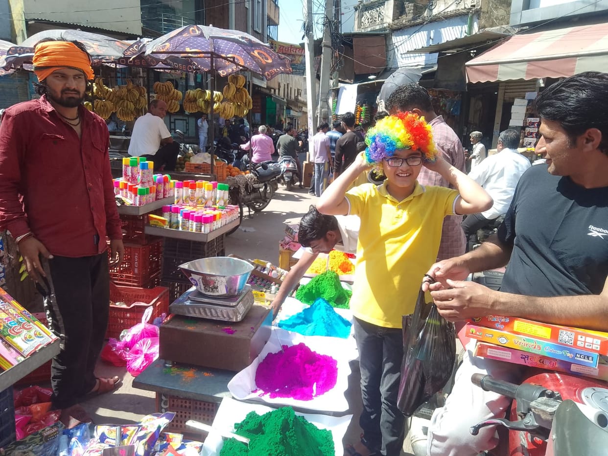 The sweetness of colors and gujiyas in the air on Holi