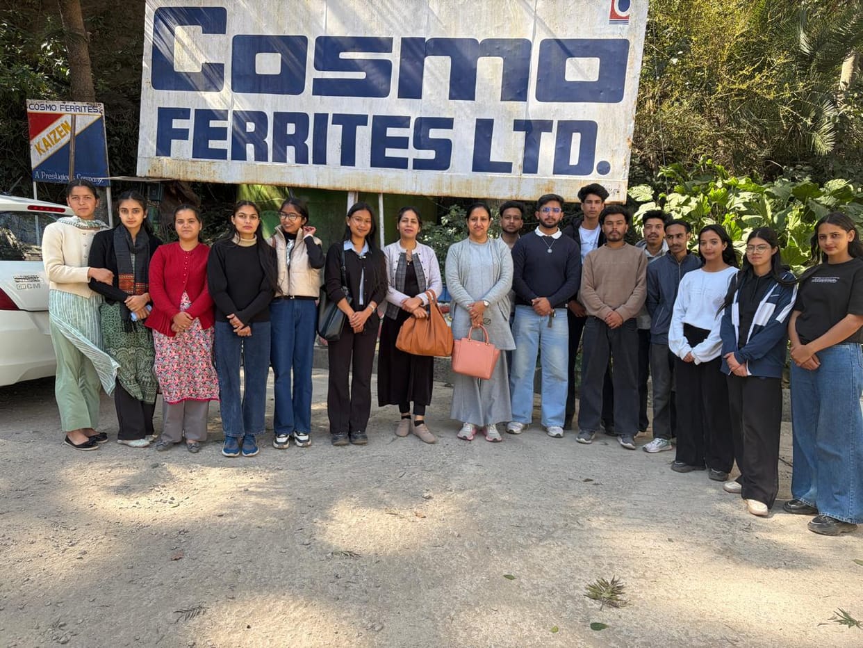 Students learn about industrial practices