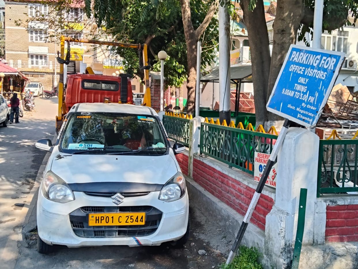 DC office parking converted into ATM taxi stand