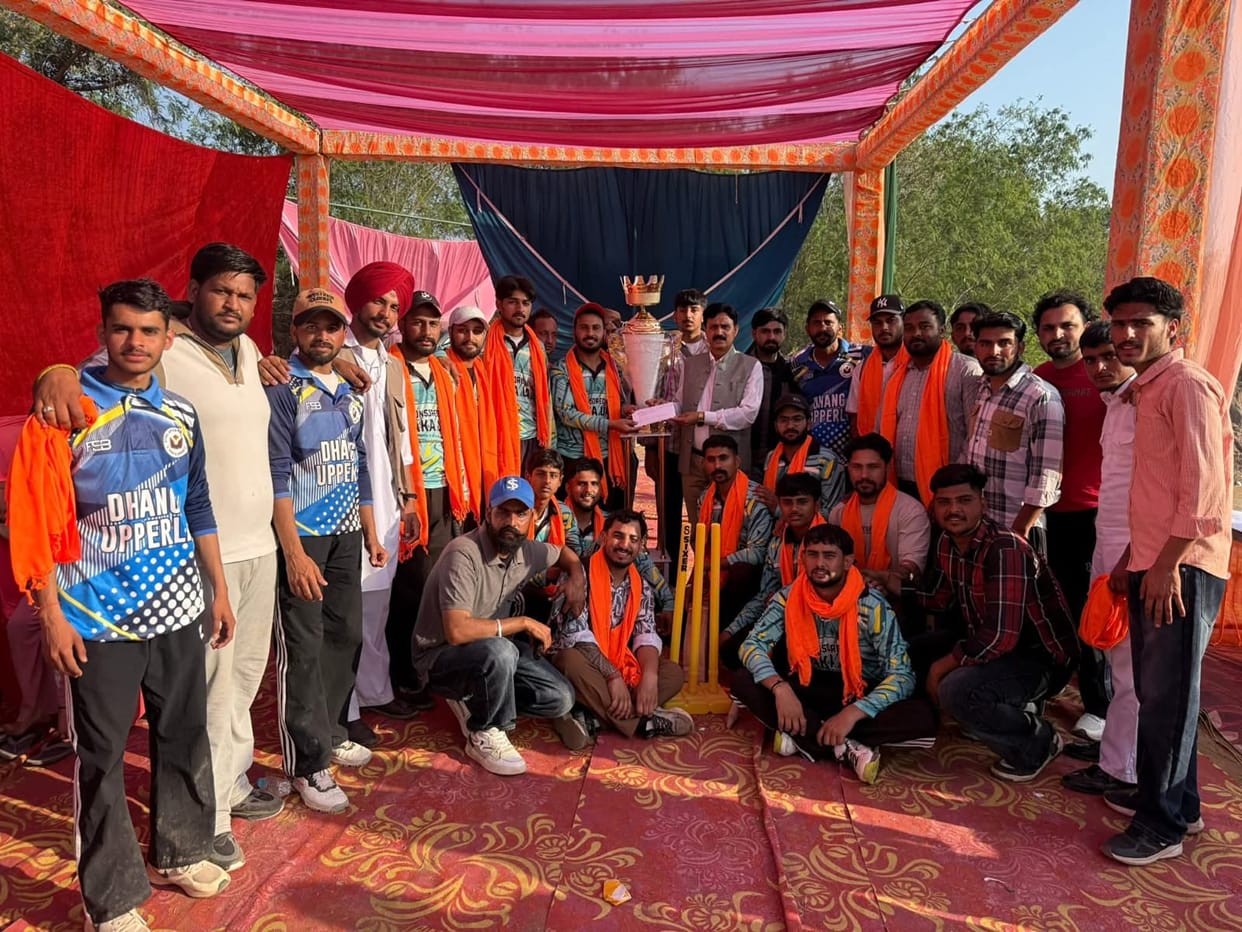 Sizzmore team of Punjab won the Dhang Uparli Cricket Tournament