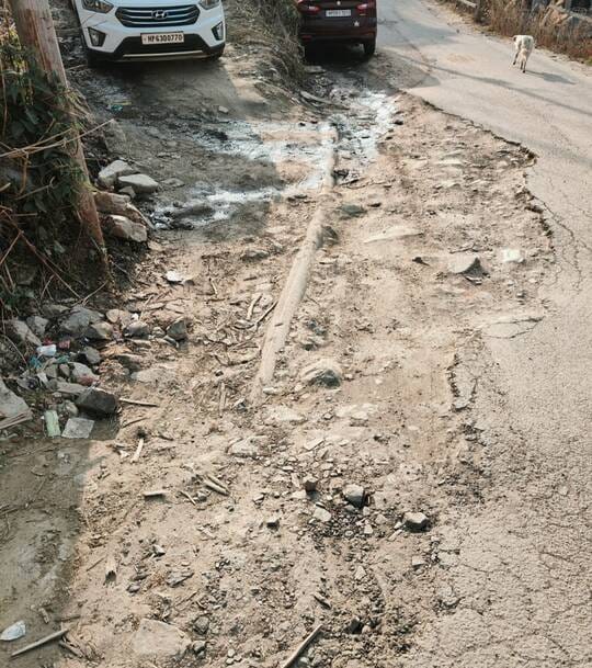 Kotkhai market road in bad condition, people troubled