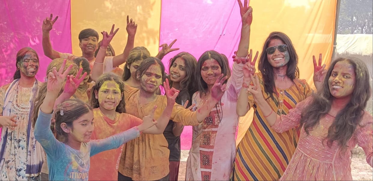 A splash of colors from town to village