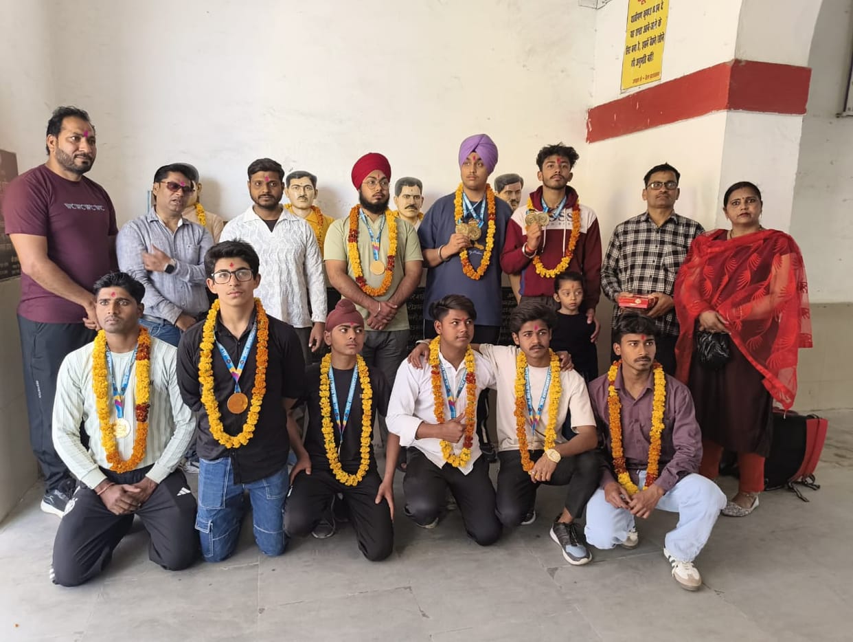 Players from the district won eight medals