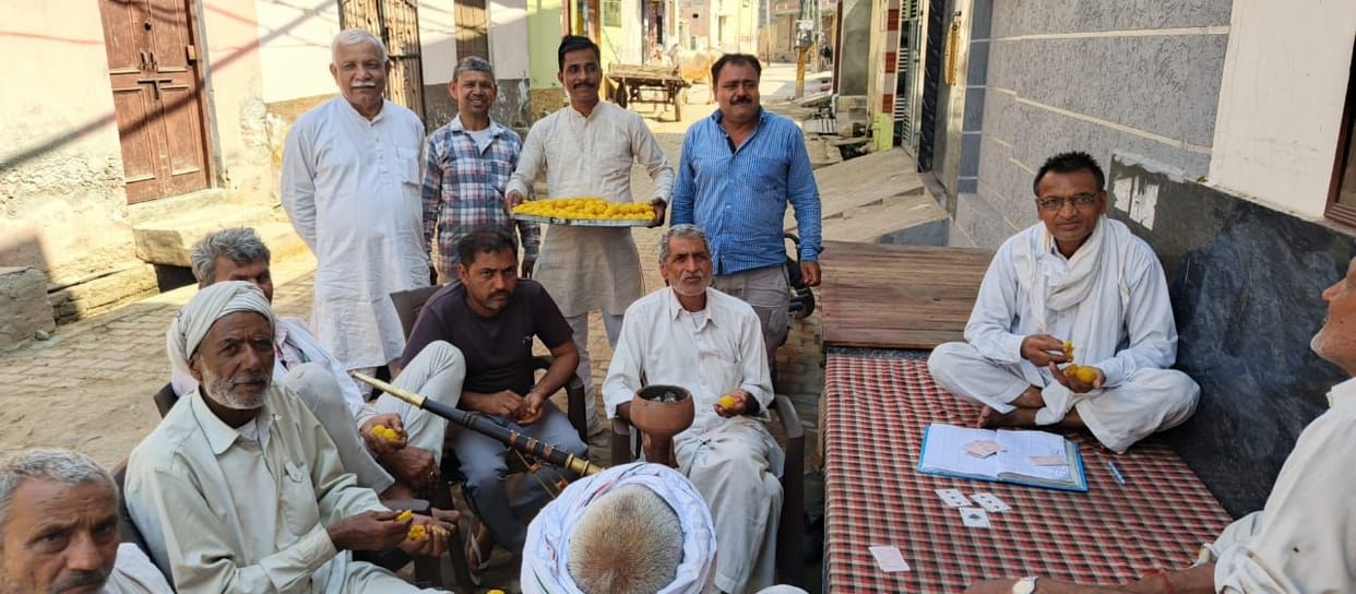 Celebrations in Julana after Karmaveer Bauddh gets Rajya Sabha ticket